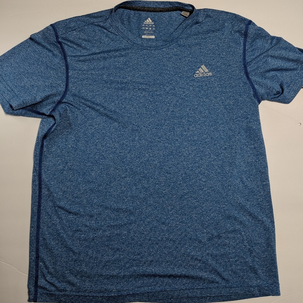 ADIDAS Men's Climalite Tee Sz Large Blue
